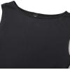 image:imageVFSHOW Womens Boat Neck Formal Bodycon Maxi Sleeveless Slim Fitted Wedding Guest Long Cocktail Mermaid DressSolid Black