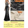 image:imageVFSHOW Womens Formal Prom Halter Floral Lace Wedding Guest Mermaid Maxi Dress 2024 Sexy Elegant Long Cocktail Evening Gown