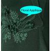 image:imageVFSHOW Womens Sexy Elegant Formal Prom Off Shoulder Ruffle High Slit Maxi Dress 2023 3D Flower Applique Cocktail Evening Gown