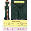 image:imageVFSHOW Womens Sexy Elegant Formal Prom Off Shoulder Ruffle High Slit Maxi Dress 2023 3D Flower Applique Cocktail Evening Gown