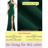 image:imageVFSHOW Womens 3D Flower One Shoulder Ruffle Formal Prom Wedding Guest Maxi Dress 2023 Sexy Cocktail Evening Split Cutout Gown