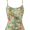 image:imageVFSHOW Womens Floral Spaghetti Strap Cocktail Bodycon Maxi Dress Sexy Backless Scoop Neck Printed Wedding Guest Night Out Formal Long Slip Dresses Green Floral Print Small 12752 GRN S