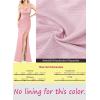 image:imageVFSHOW Womens Formal Prom Sexy Sweetheart Neckline Backless Ruched Maxi Dress 2024 Crinkle Wide Strap High Split Evening Gown