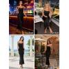 image:imageVFSHOW Womens Summer Spaghetti Strap Bodycon Maxi Long Dress 2026 Sexy Beach Wedding Guest Vacation Date Night Slip DressesBlack