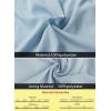 image:imageVFSHOW Womens Summer Wedding Guest Dress Formal Off Shoulder Sleeveless A Line Flowy Long Maxi Dress with PocketsLight Blue