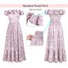 image:imageVFSHOW Womens Summer Off the Shoulder Wedding Guest Dress 2026 Ruffle Pocket Sleeveless Formal A Line Flowy Long Maxi DressesLight Purple
