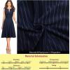 image:imageVFSHOW Womens Front Zipper Work Business ALine Dress Elegant Professional Office Career Church Fit and Flare Skater DressesNavy Blue and White Striped