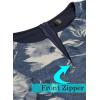 image:imageVFSHOW Womens Slim Zipper Up Work Business Office Party Bodycon Pencil Sheath DressBlue Demin Floral