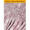 image:imageVFSHOW Womens Elegant Cocktail Wedding Guest Long Dress 2026 Smocked Cowl Neck Sleeveless Pocket Tie Waist Wrap A Line DressPink Floral