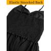 image:imageVFSHOW Womens Summer Spaghetti Strap V Neck Long Dress 2026 Casual Beach Vacation Wedding Guest Pockets Flowy A Line DressesBlack