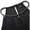 image:imageVFSHOW Womens Sexy Cut Out Halter Semi Formal Wedding Guest Bodycon Long Cocktail Party Mermaid DressBlack