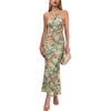 Green Multi Floral Print