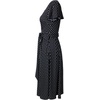 image:imageVFSHOW Womens Ruffle Flutter Sleeves Pockets Casual Party Wrap ALine Dress 563 BLK 3XL