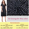 image:imageVFSHOW Womens Ruffle Flutter Sleeves Pockets Casual Party Wrap ALine Dress 563 BLK 3XL