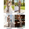 image:imageVFSHOW Womens Elegant Halter Neck Formal Bodycon Fitted Wedding Guest Long Cocktail Evening Mermaid Maxi DressMulticolor Leopard Print