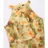 image:imageVFSHOW Womens Elegant Halter Neck Formal Bodycon Fitted Wedding Guest Long Cocktail Evening Mermaid Maxi DressOrange and Yellow Floral Print