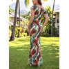 image:imageVFSHOW Womens Off The Shoulder Wedding Guest Maxi Long Dress 2026 Sexy Mesh One Shoulder Formal Cocktail Bodycon DressesMulticolor Leopard Print