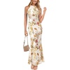 Off-white and Multi Floral Print