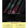 image:imageVFSHOW Womens Sexy Strapless Semi Formal Tube Bodycon Maxi Dress 2026 Summer Side Slit Wedding Guest Cocktail Party DressesBlack and Pink Floral Print