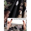 image:imageVFSHOW Womens Floral Off The Shoulder Wedding Guest Cocktail Long Dress  2026 Sexy Mesh One Shoulder Formal Maxi Bodycon DressesBlack and Multi Floral Printd