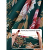 image:imageVFSHOW Womens Floral Off The Shoulder Wedding Guest Cocktail Long Dress  2026 Sexy Mesh One Shoulder Formal Maxi Bodycon DressesDark Green Floral Print