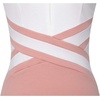 image:imageVFSHOW Womens Front Zipper Work Office Business Casual Church Sheath Dress  Crew Neck Sleeveless Classy Color block Fitted Crisscross Waist Flattering Pencil Dress Cocktail PartyOffwhitepeach Pink