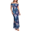 Blue Floral Print