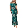 Green Floral Print-b