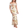 Off-white and Multi Floral Print