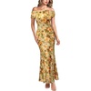 Orange and Yellow Floral Print