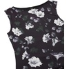 image:imageVFSHOW Womens Boat Neck Cocktail Wedding Guest Bodycon Evening Long Dress  Elegant Mermaid Dress Fitted Maxi Dress Formal Dresses Bridal Dinner Garden PartyBlack and White Floral Print