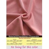 image:imageVFSHOW Womens Pleated Crew Neck Peplum Slim Work Business Bodycon Dress  34 Sleeves Professional Elegant Church Funeral Spring Fall Fitted Office Pencil Sheath DressDusty Pink
