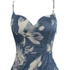 image:imageVFSHOW Womens Sexy Spaghetti Strap Formal Prom Evening Gala Long Maxi Dress  Ruched Hight Slit Sweetheart Cocktail Wedding Guest Fitted Bodycon GownBlue Floral Print