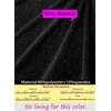 image:imageVFSHOW Womens Sexy Spaghetti Strap Formal Prom Evening Gala Long Maxi Dress  Ruched Hight Slit Sweetheart Cocktail Wedding Guest Fitted Bodycon GownShiny Black Beaded