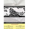 image:imageVFSHOW Womens Work Business Casual Church Pockets Belted ALine Midi Dress  Elegant Patchwork Office Spring Summer Pleated Fit and Flare MidCalf DressesOffwhite  Black Floral Print