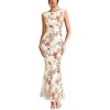 Off-white and Multi Floral Print