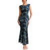 Blue and Black Leopard Print