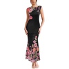 Black and Pink Floral Print
