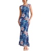 Blue Floral Print-b