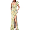 Yellow and Multi Floral Print