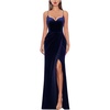 Navy Blue Velvet