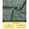 image:imageVFSHOW Womens Buttons Pockets Work Office Business Casual ALine DressesGreen Tweed