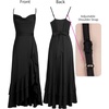 image:imageVFSHOW Womens Cowl Neck Cocktail Party Wedding Guest High Low A Line DressBlack
