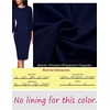 image:imageVFSHOW Womens Peplum Work Business Office Church Bodycon Sheath DressNavy Blue