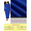 image:imageVFSHOW Womens Peplum Work Business Office Church Bodycon Sheath DressRoyal Blue