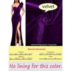 image:imageVFSHOW Womens Ruffle One Shoulder Formal Prom Gala Maxi Dress Evening GownPurple Velvet
