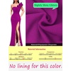image:imageVFSHOW Womens Ruffle One Shoulder Formal Prom Gala Maxi Dress Evening GownSparkly Dark Magenta