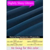 image:imageVFSHOW Womens Ruffle One Shoulder Formal Prom Gala Maxi Dress Evening GownSparkly Peacock Blue