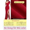 image:imageVFSHOW Womens Ruffle One Shoulder Formal Prom Gala Maxi Dress Evening GownSparkly Red