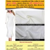 image:imageVFSHOW Womens Vintage Elegant Cocktail Party Bodycon Mermaid Midi DressesOffwhiteIvory